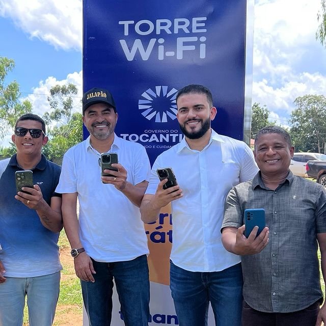 Idealizador do projeto de internet gratuita para comunidades tradicionais, Léo Barbosa participa de entrega de 1ª torre Wi-Fi para quilombo